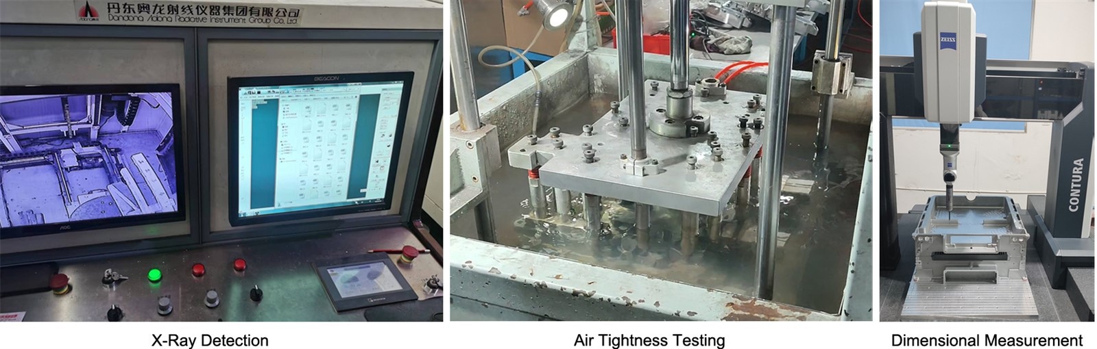X-Ray DetectionAir Tightness Testing and Dimensional Measurement X-Ray DetectionAir Tightness Testing and Dimensional Measurement