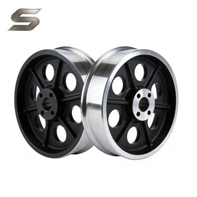 Roues de chariot de mine